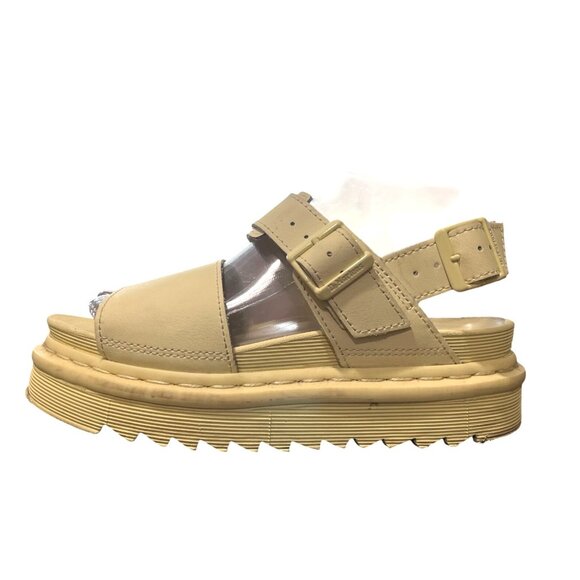 Dr. Doc Martens Voss Mono Sandals Yellow Womens Size EU 37 US 6 - Picture 1 of 9